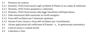 Brussi 2023_Einstein 1916 Emissione e assorbimento di radiazione