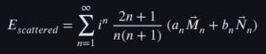 Mie scattering maths